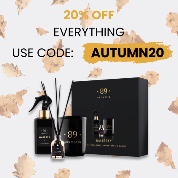 AUTUMN20 = 20% OFF!