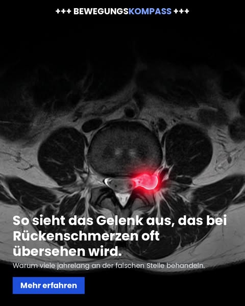 Entlastung für Hüfte und LWS