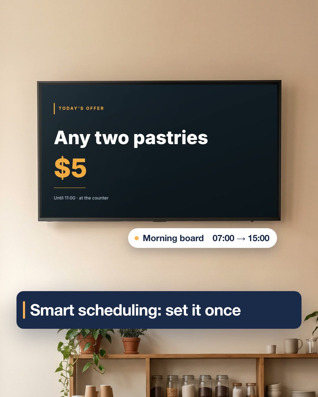 Turn the TV you own into a sign