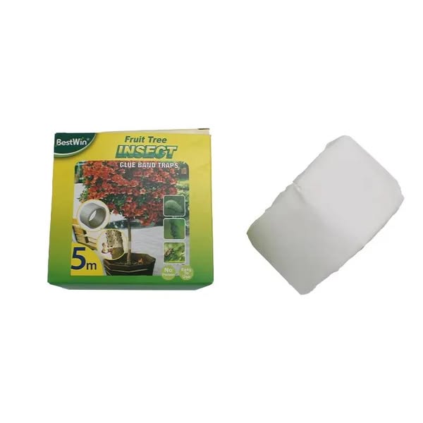 Tree Sticky Glue Band, Sticky Tape for Trunk Protection, Catcher for Caterpillars, Ants and Crawling Insects
