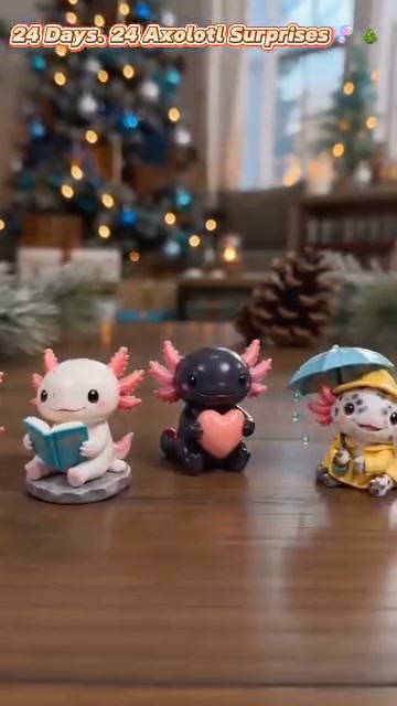 Marine Life & Axolotl Blind Box Advent Calendar