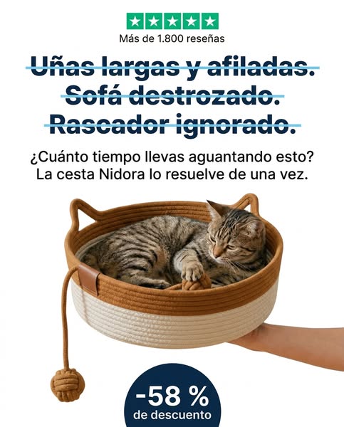 El territorio natural que lima las uñas de tu gato