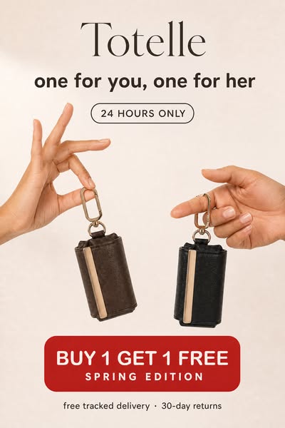 Keep one, gift one. The second's free.