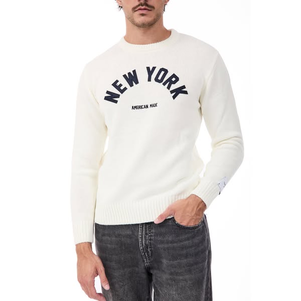 Maglione Superculture AK7011 Bianco