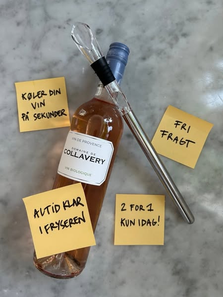 Du fortjener det glas. Som det skal smage.