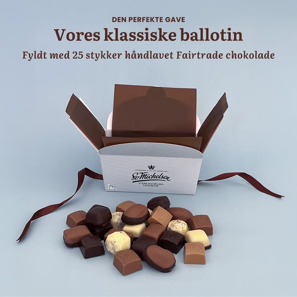 Bestil vores ballotin med fri fragt