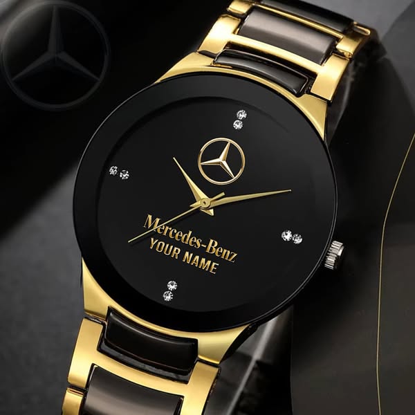 Mercedes Custom Name Elegant Design Men Watch