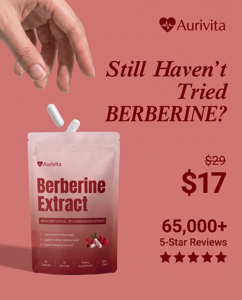 Berberine: "Nature's Metformin" — Now 97% Pure With Piperine.