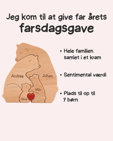 Hold familien tæt på hjertet