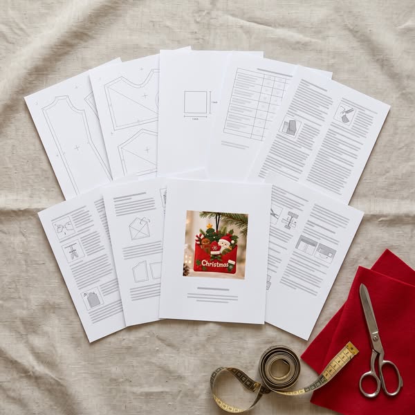 A Felt Envelope Full of Christmas