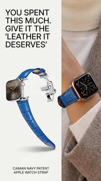 Transform Your Apple Watch Into a Luxury Timepiece