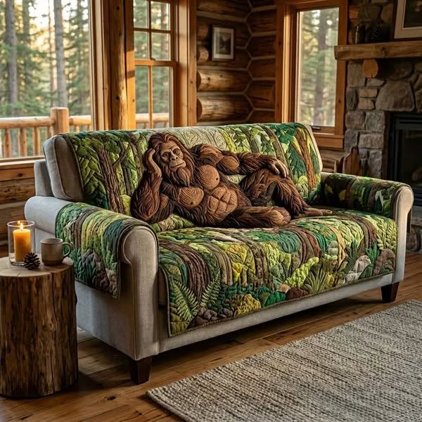 Bigfoot Alpine Quilted Sofa Cover NCU0HNH1156 - Armchair (72" x 76")