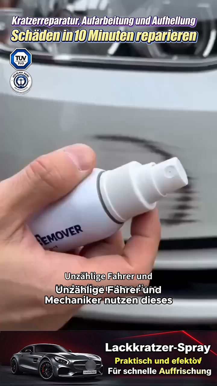 Leichte Lackkratzer selbst behandeln!