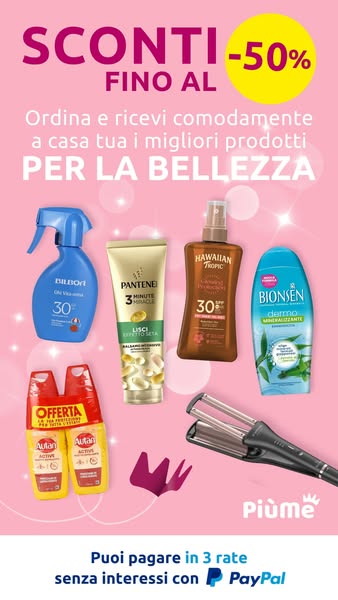 Approfitta e risparmia!