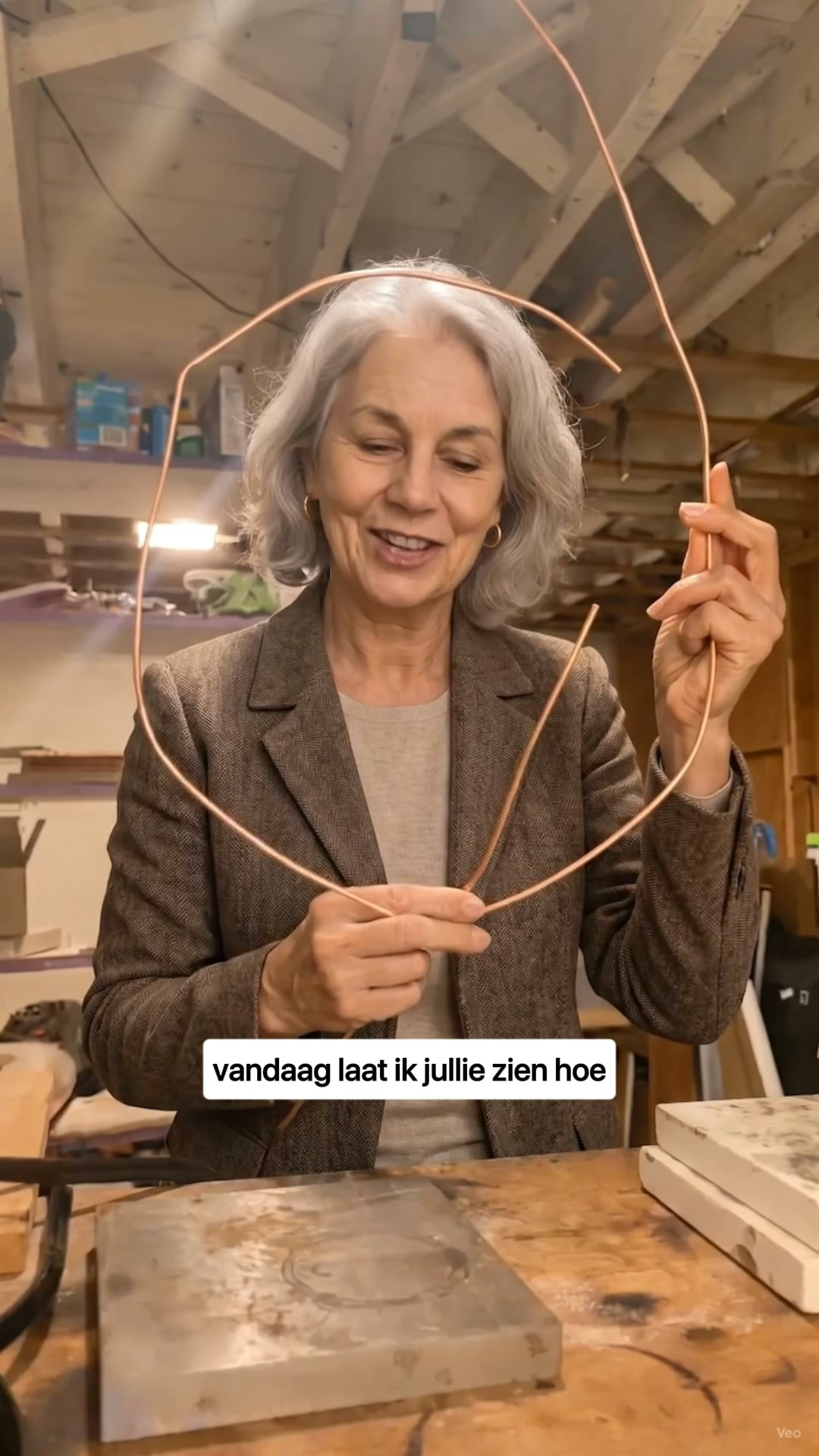 Als u dit doet, is het cuivre. Het is nep.