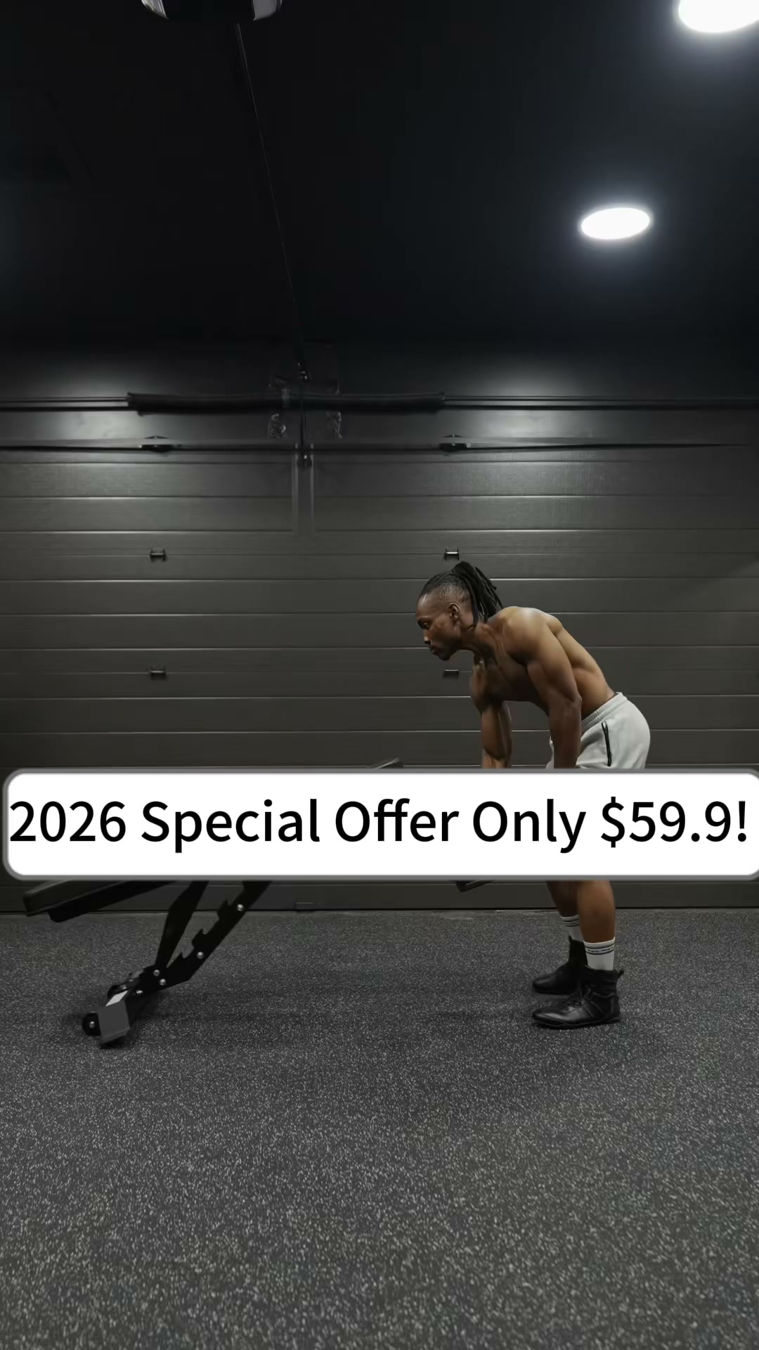 Adjustable Fitness Bench Only $59.90