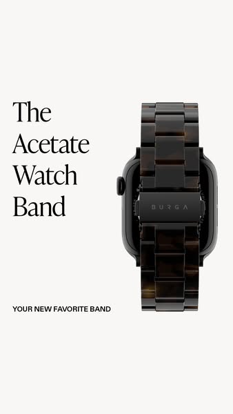 Das Creative dahinter: Apple Watch Acetate Band