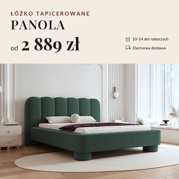 Łóżko PANOLA, od 2 889 zł