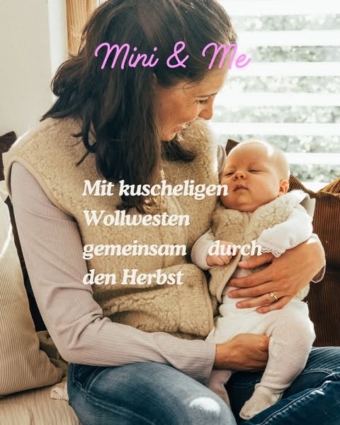 MiniMe Wollwesten für Herbst & Winter