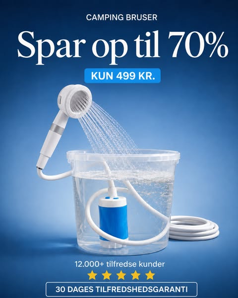 50% rabat + Fri fragt i hele Danmark