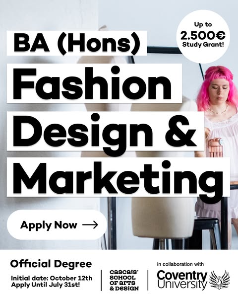 Bachelor's Degree in Fashion Design & Marketing