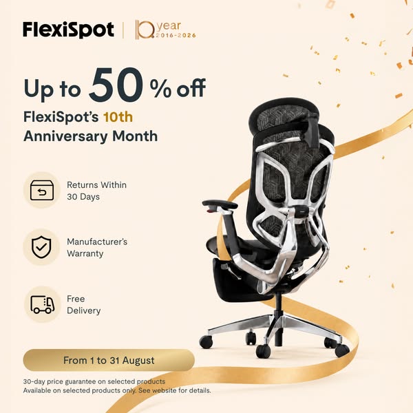 Up to 50% off. Don't overthink it.
