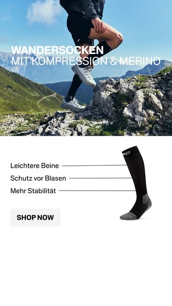 Wandersocken mit Merino