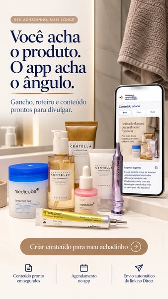 Seu achadinho vira post.