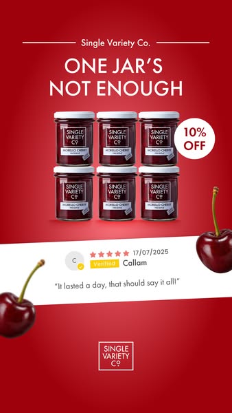NEW Morello Cherry Preserve