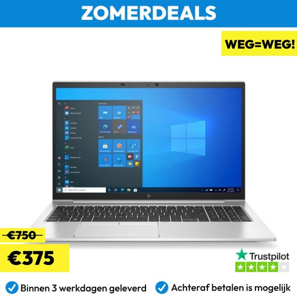 HP EliteBook 850 G8 Laptop - 15,6 inch - i5-1135G7 - Qwerty