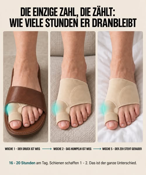 Der Hallux-Sleeve, den du wirklich dranlässt