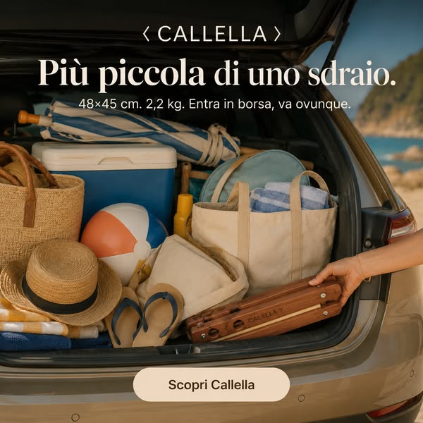 Il relax che occupa meno