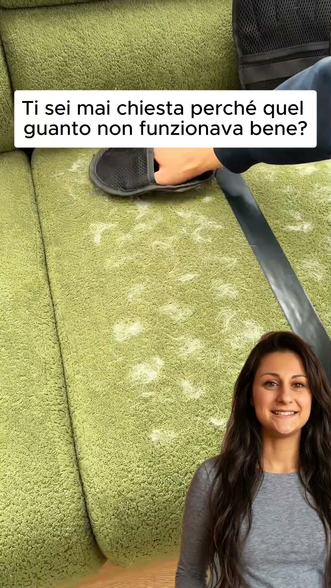 Niente più aspirapolvere o rulli adesivi!