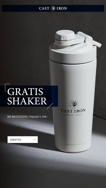 Gratis shaker voor jou