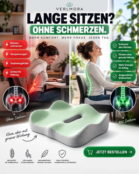 Rückenschmerzen beim Sitzen?