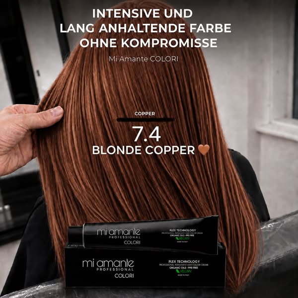 Die Farbe hält - ohne das Haar zu schädigen.