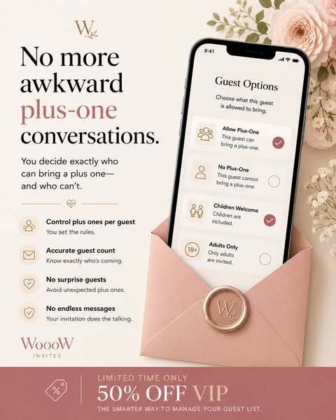 No More Awkward Plus-One Conversations