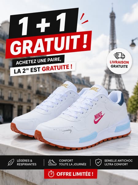 1 ACHETÉ, 1 OFFERT !