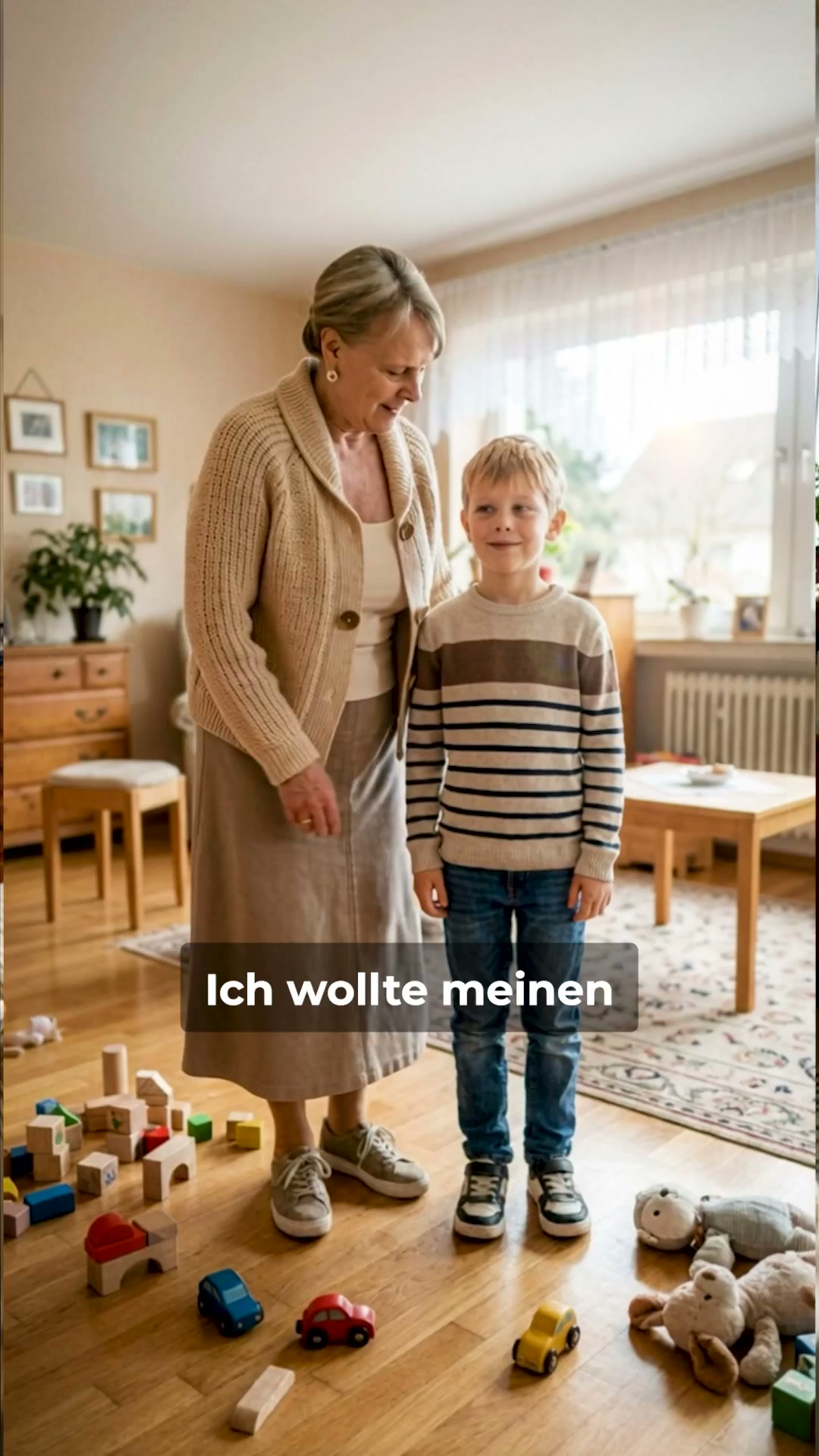 Sie musste ihrer Enkelin sagen: "Ich kann dich nicht hochheben"