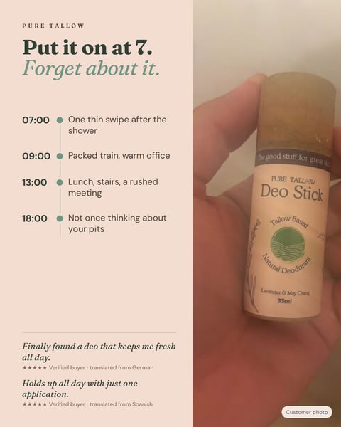 The Deo you only use once a day