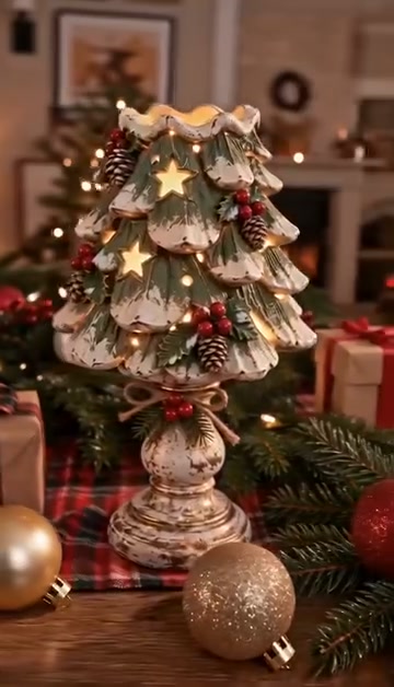 Christmas Heirloom Glow Candle Holder Collection