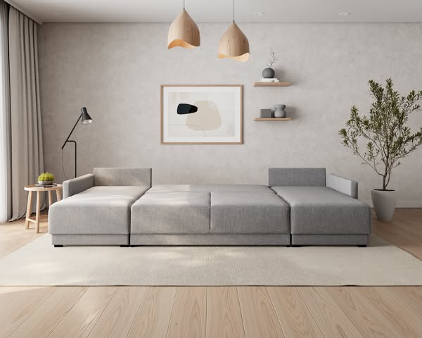 Luxury U-Shape Sofa Beds