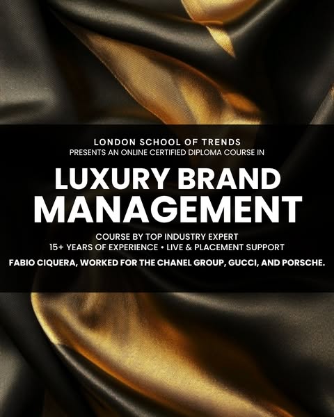 Learn luxury brand management