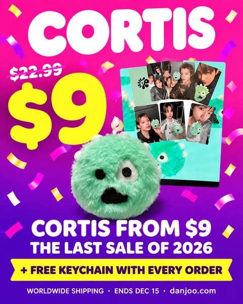 CORTIS from $9 + Free Keychain