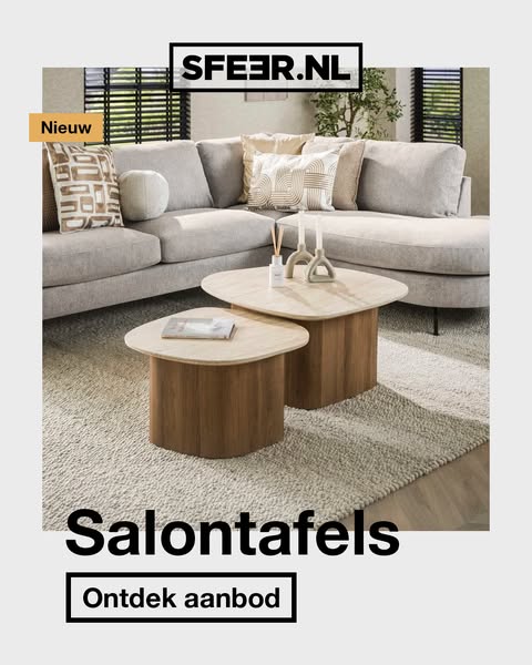 Op zoek naar dé salontafel voor jouw interieur?