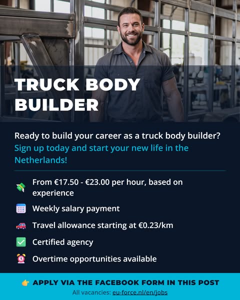 Vacancy Truck body builder | Netherlands