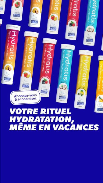 Optimise ton hydratation avec Hydratis