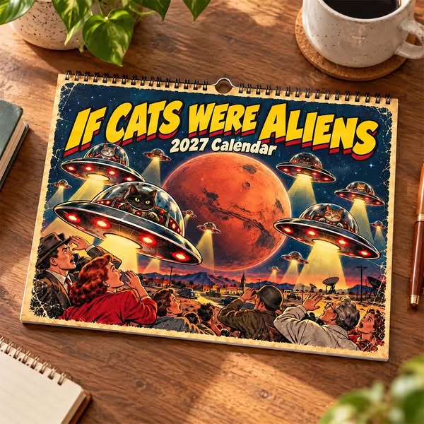 If Cats Were Aliens 2027 Calendar