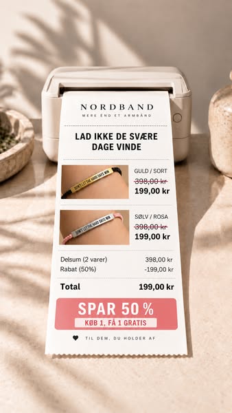 Leveres i en gaveæske