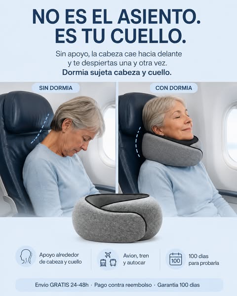 Dormia™ La MEJOR Almohada de Viaje Que Encontrarás